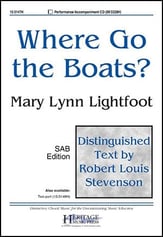 Where Go the Boats? SAB choral sheet music cover